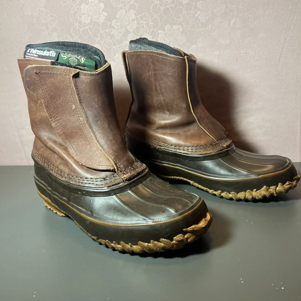 Schnee's Montana II TT Wool Insulated Rubber Soled Duck PAC Boots Men's Size‎ 5
